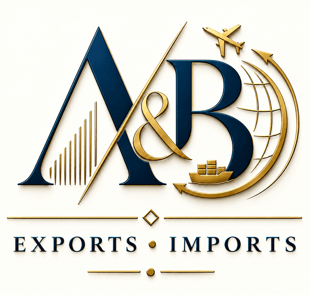 AandB Exports and Imports logo